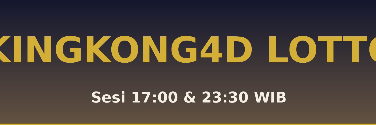 Kingkong4D Lotto Namo Rambe